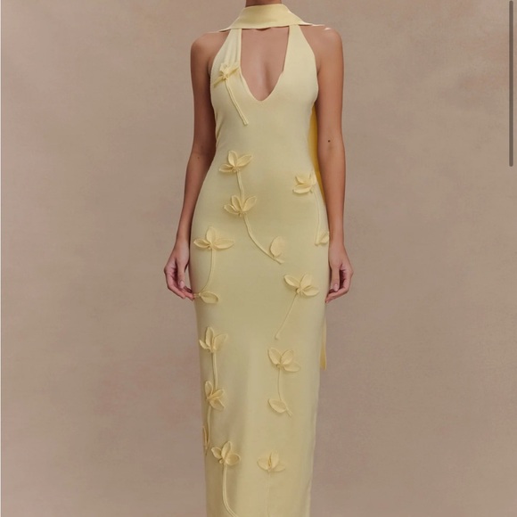 WYNN Floral Knit Midi Dress - Picture 2 of 7